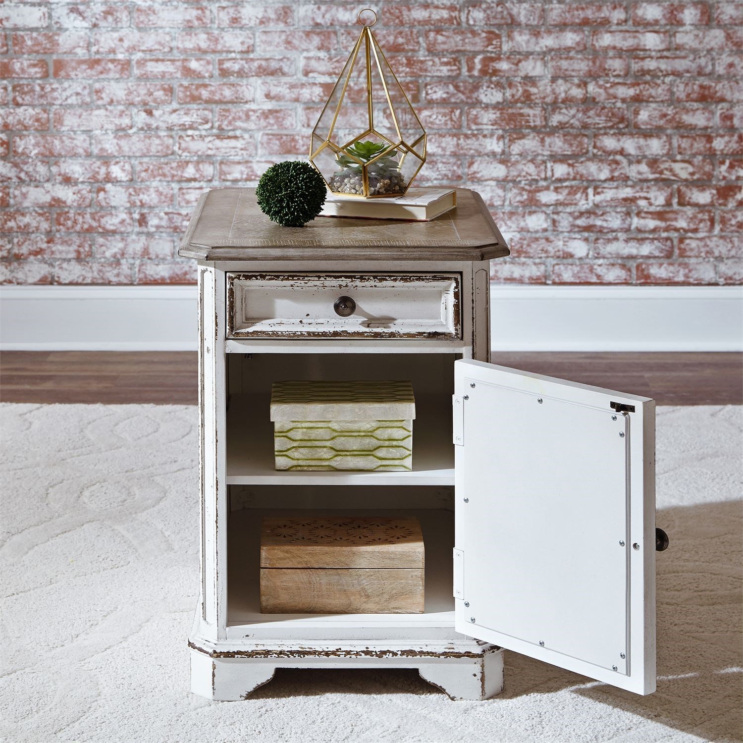 Magnolia manor chairside hot sale table